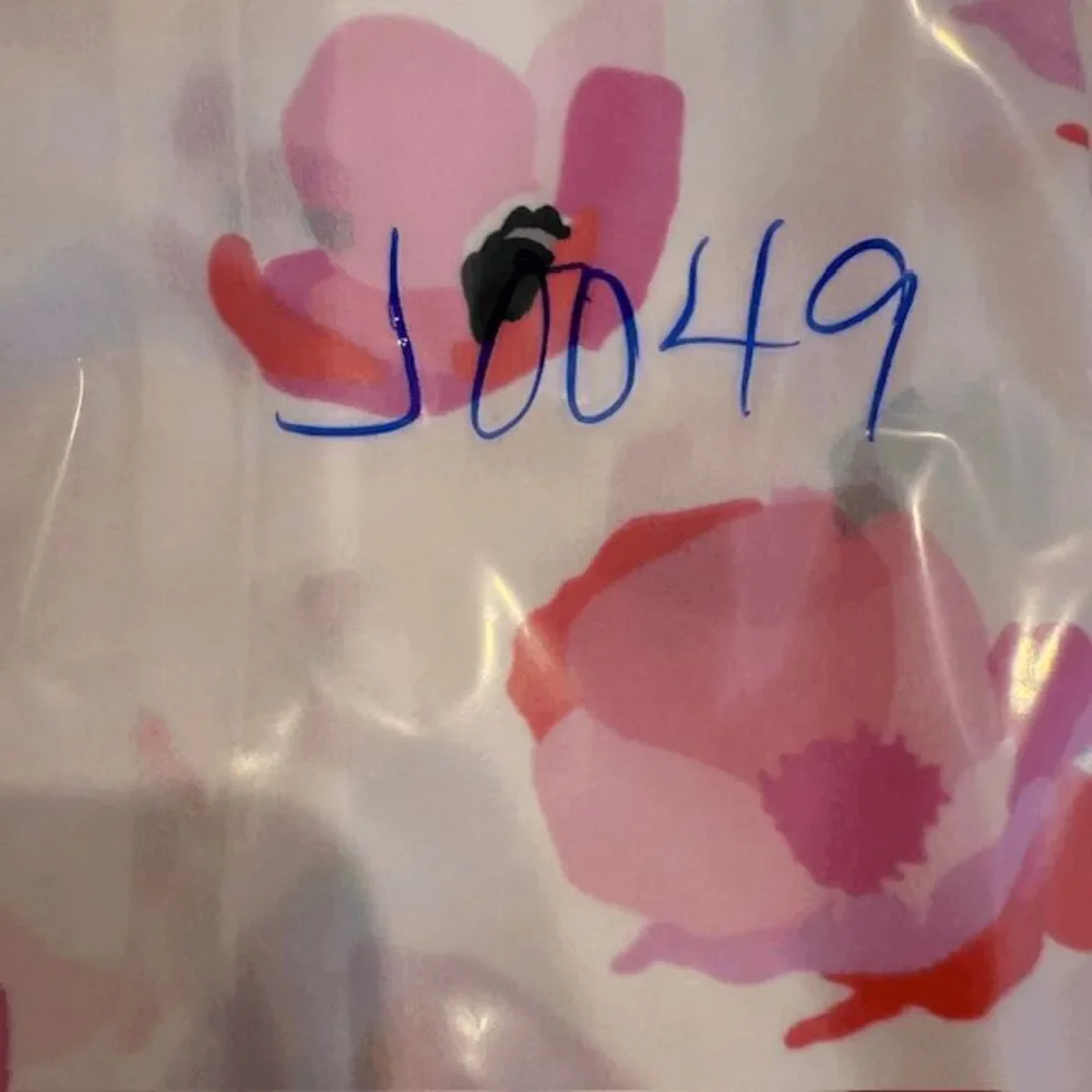 CABI Floating Poppies Halter Tank Tie Back Neck‎ Pink Floral Size Medium
